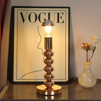 Vintage Metal LED Table Lamp for Bedroom Study Reading